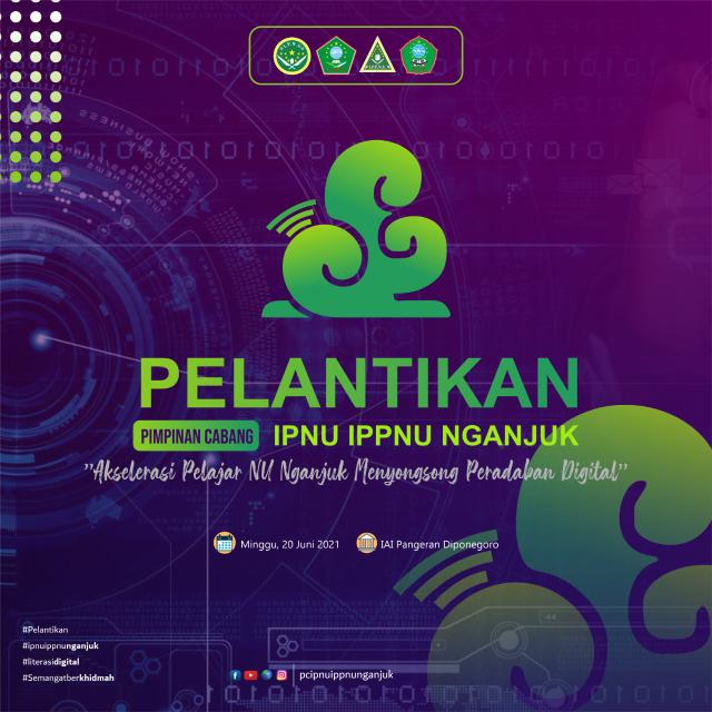 PC IPNU IPPNU Nganjuk Siap Terapkan Prokes dan Manfaatkan Kecanggihan Teknologi dalam Pelantikan
