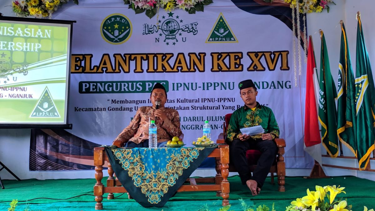Pelantikan ke-XVI Pengurus PAC IPNU IPPNU Kecamatan Gondang Periode 2021-2023