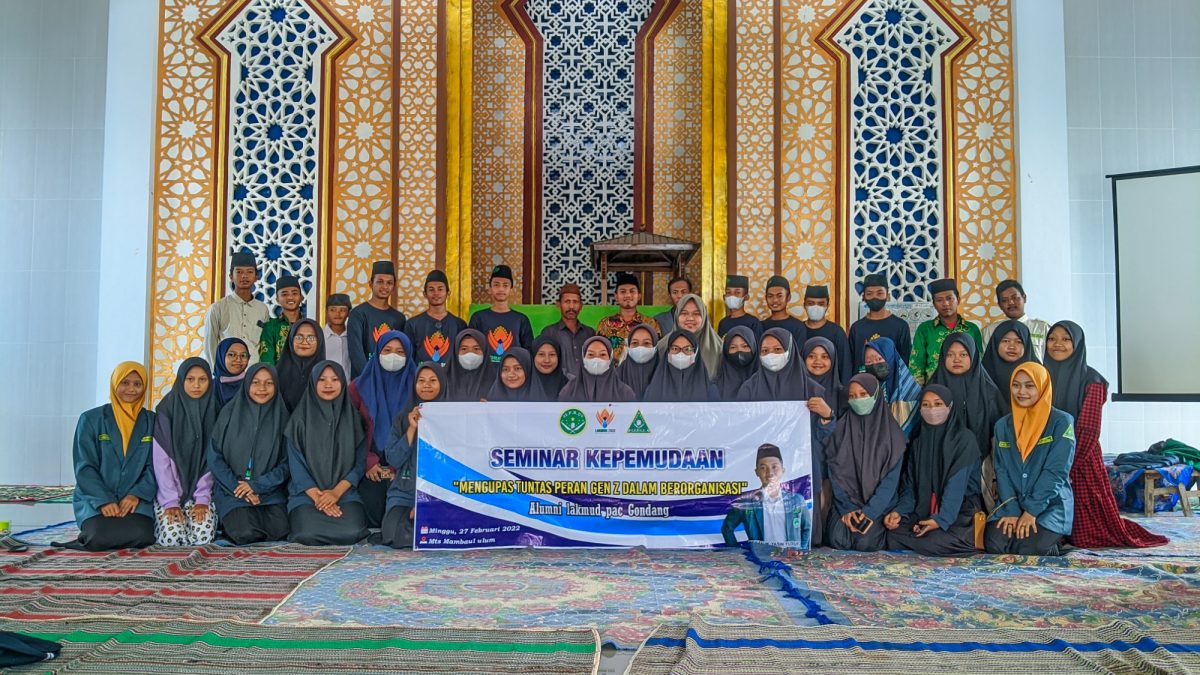 PAC IPNU IPPNU Gondang Sukseskan Acara Seminar Kepemudaan untuk Mewadahi Alumni LAKMUD