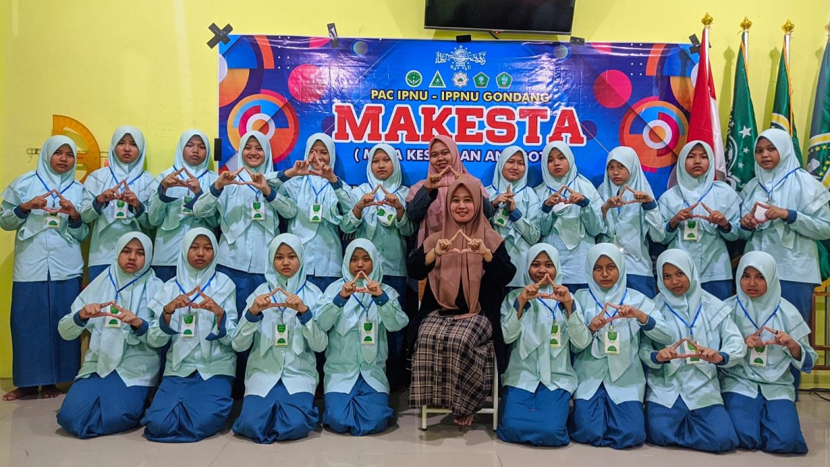 PELAJAR NU GONDANG SUKSES MELAKUKAN PENDIRIAN PIMPINAN KOMISARIAT SMP PLUS AN-NAHDLAH GONDANG DAN KEGIATAN MAKESTA