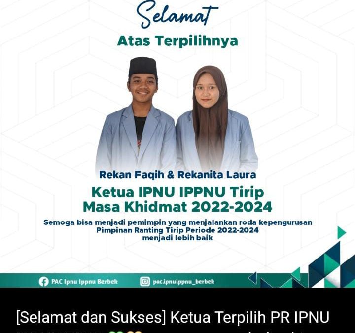Pelajar NU Berbek Bentuk Pimpinan Ranting Baru
