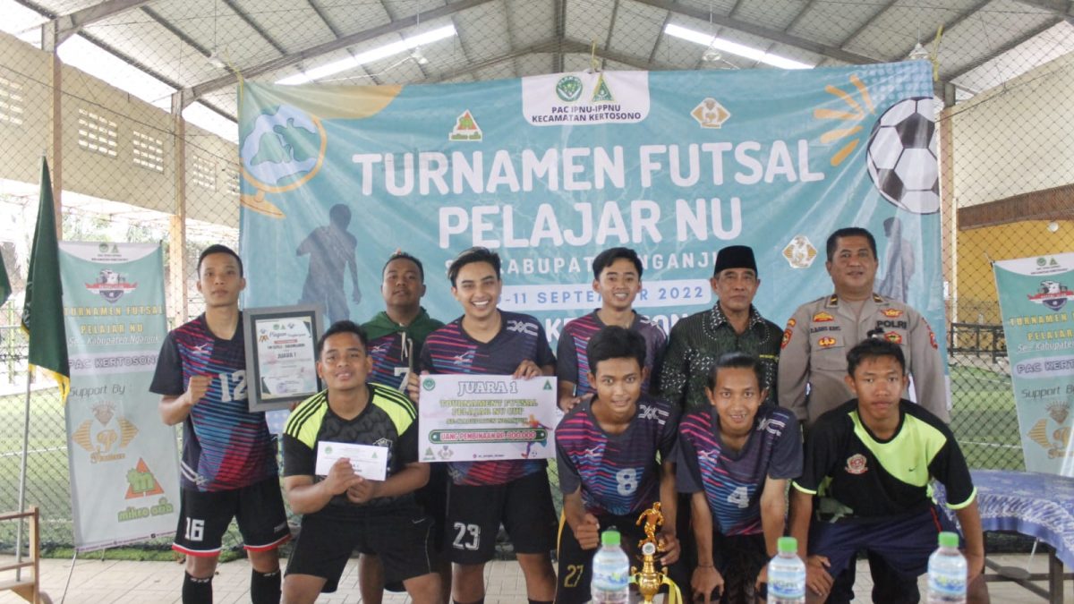 IPNU Tanjunganom Berhasil Meraih Juara 1 Lomba Futsal Pelajar NU CUP