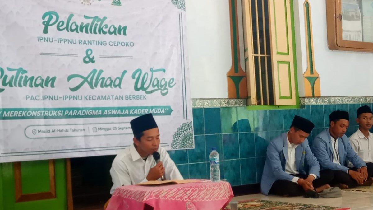 PAC Berbek Adakan Ngaji Kitab Ta’lim dan Pelantikan PR Cepoko