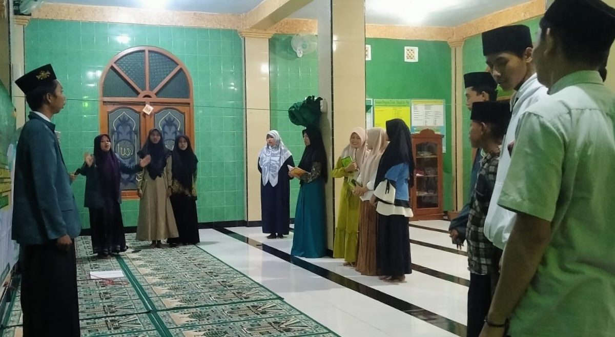 Peringati Maulid Nabi Muhammad SAW dan Hari Santri Nasional, Pelajar NU Jatikalen Gelar Rutinan