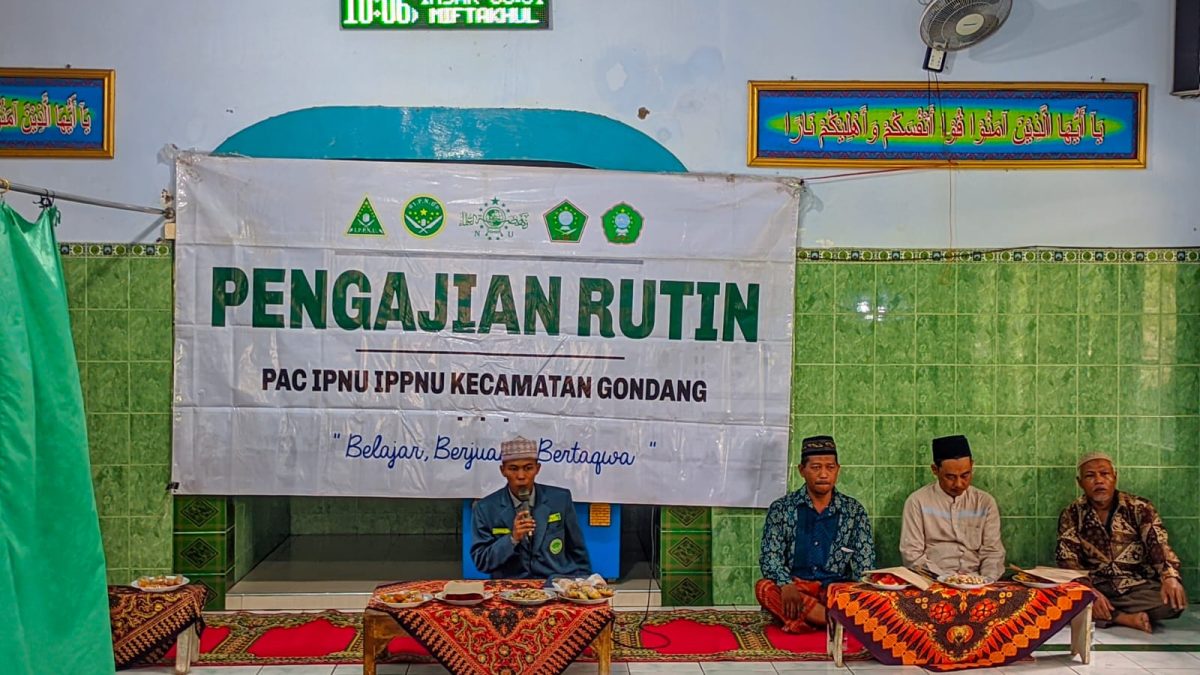 Pengajian Rutin PAC IPNU IPPNU Gondang Di Ranting Ngujung