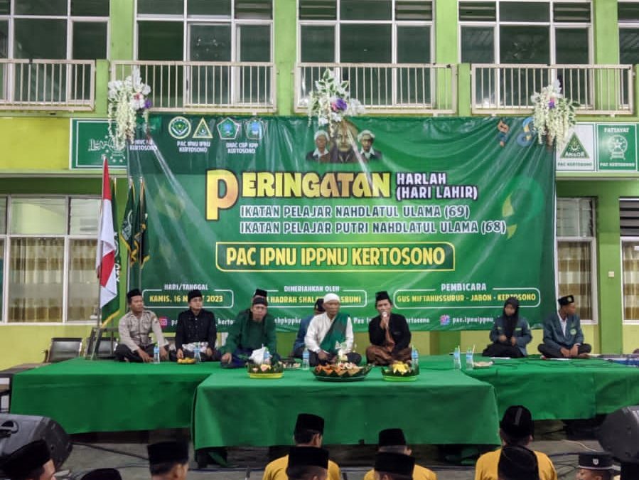 Pelajar NU Kertosono Adakan Peringatan HARLAH IPNU IPPNU