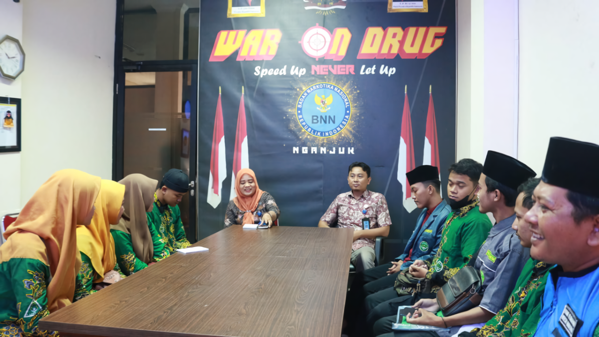 PAC IPNU IPPNU Ngronggot Datangi Kantor BNN dan KPAD Nganjuk, Ada Keperluan Apa??