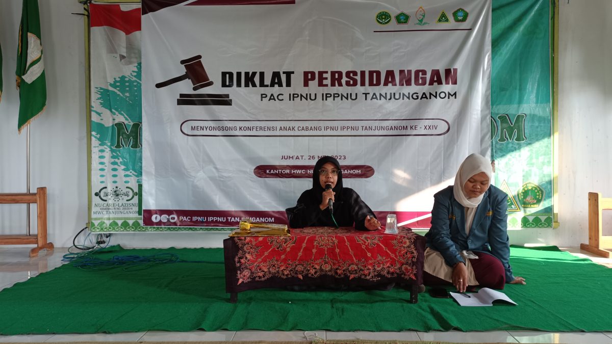 Jelang Konferancab, PAC IPNU IPPNU Tanjunganom Gelar Diklat Persidangan