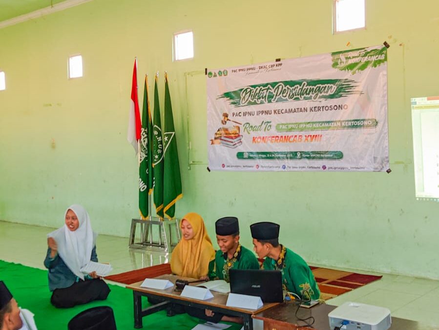Pra Konferancab, Pelajar NU Kertosono gelar Diklat Persidangan 