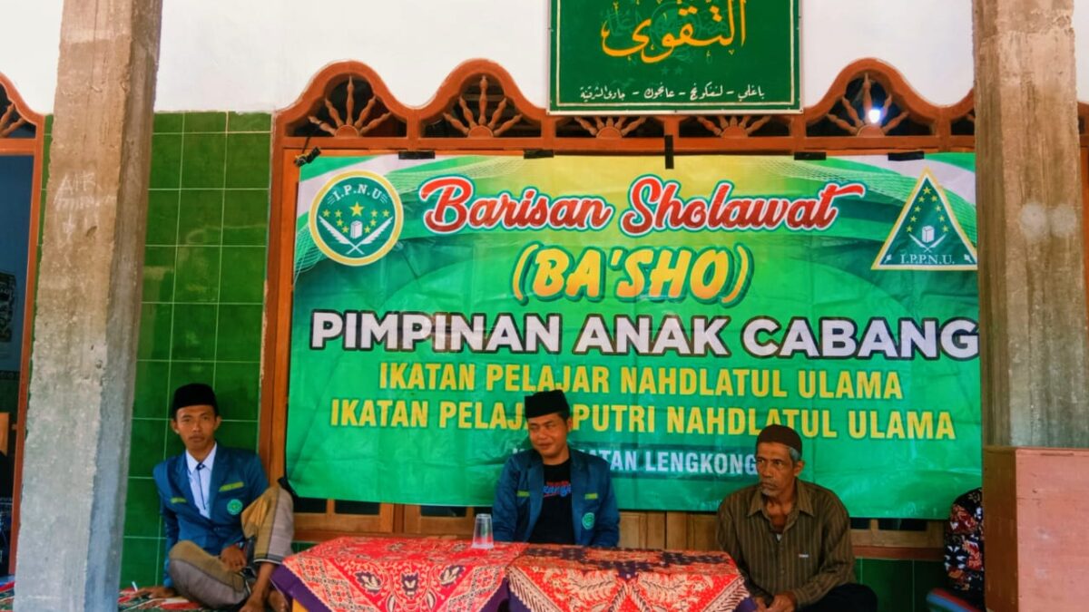 Rutinan Perdana, PAC IPNU IPPNU Lengkong Gelar Ba’sho