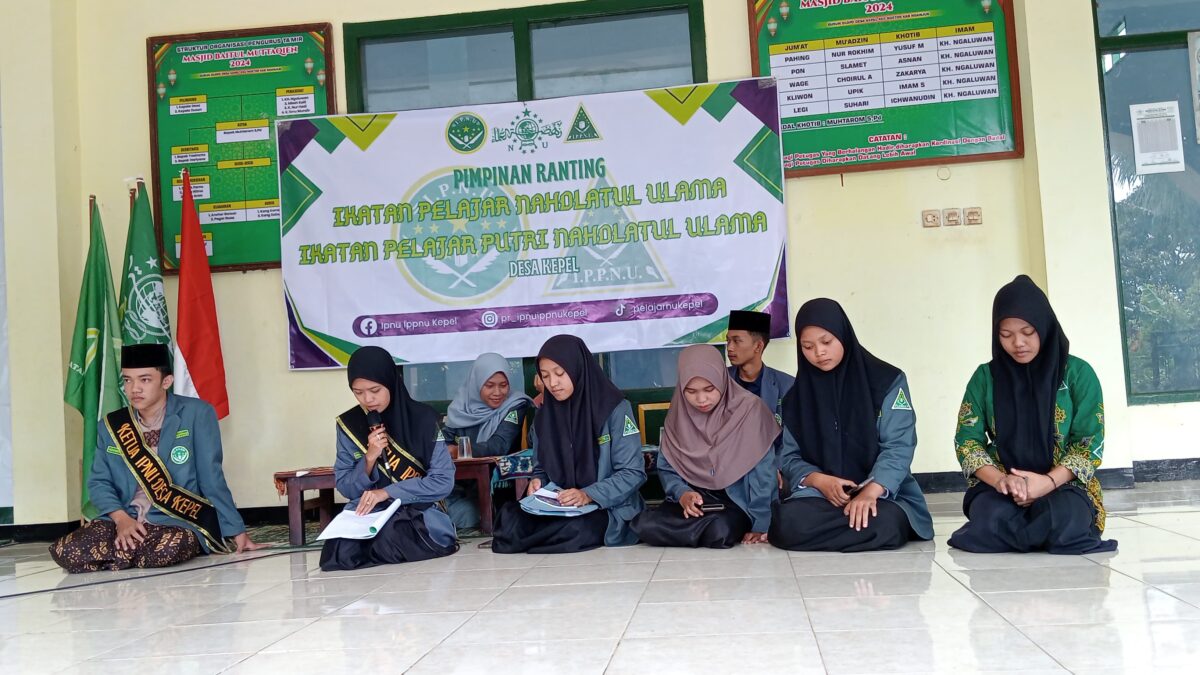 Rapat Anggota II PR IPNU-IPPNU Desa Kepel, Dan Bersholawat bersama dalam rangka menyambut bulan suci Ramadhan