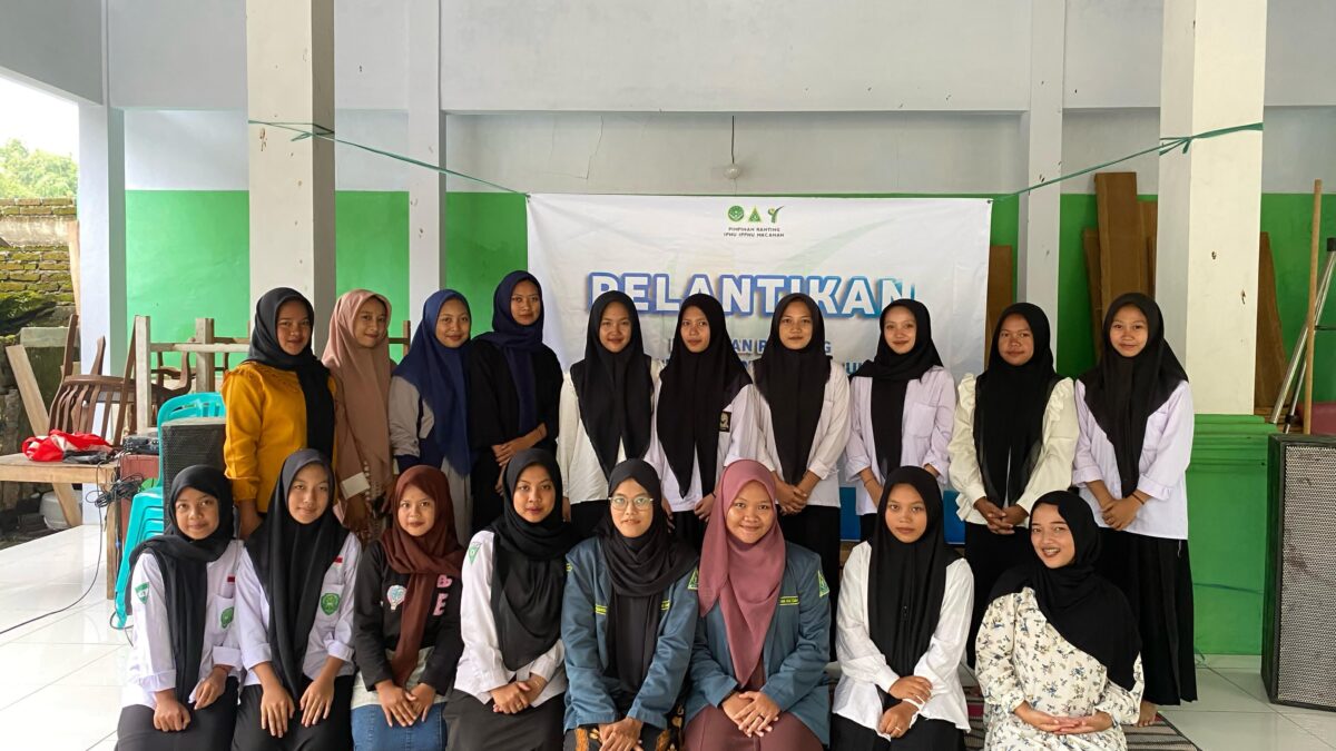 Pelantikan PR IPNU-IPPNU Desa Macanan, Ini Pesan Penting Dari Ketua NU Ranting