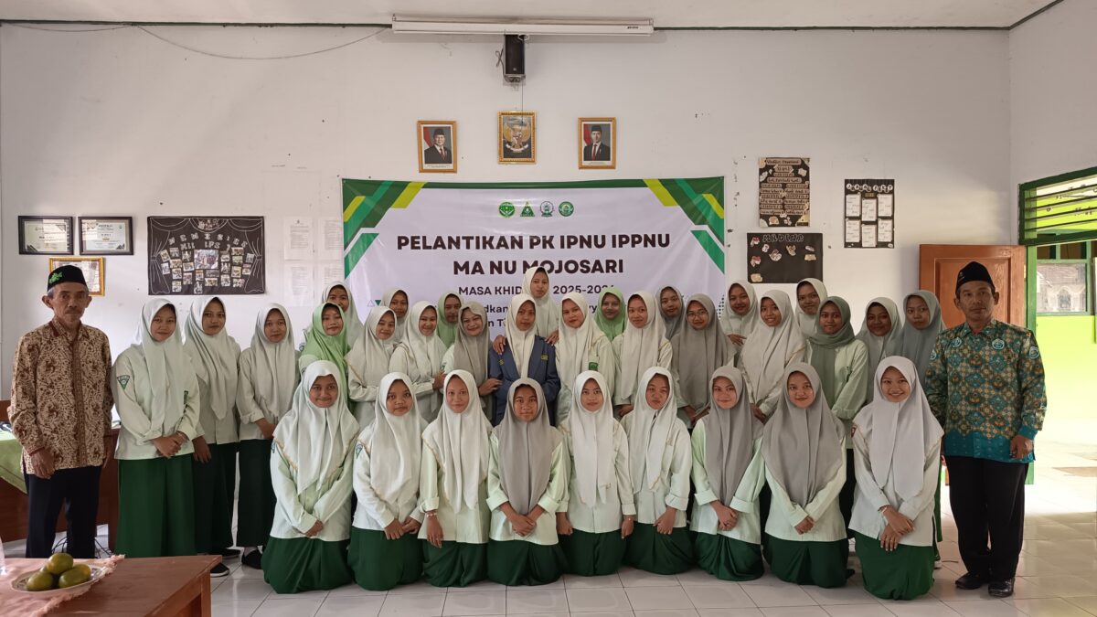 Pimpinan Komisariat (PK) IPNU-IPPNU MANU Mojosari Dilantik, Wujudkan Pemimpin yang Integritas di Lingkungan Madrasah