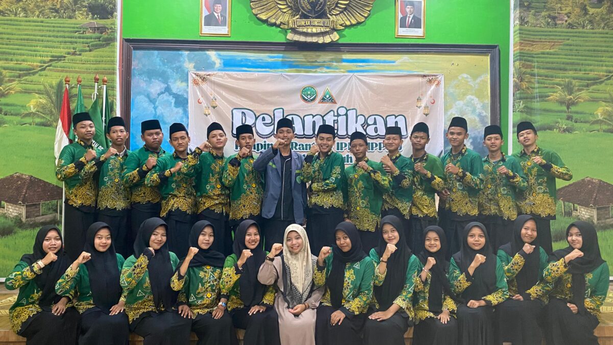 PR IPNU IPPNU Sumberkepuh Lantik Pengurus Baru, Siap Jadi Tempat Belajar dan Asah Softskill Generasi Muda